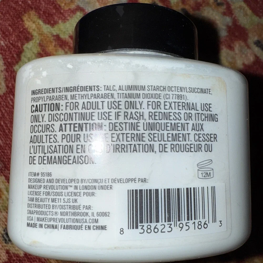 Revolution Luxury Baking Powder Makeup‎ Ghost Unopened 1.23 oz